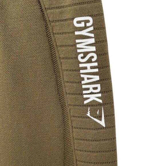 Gymshark Seamless Lace Cut Out Leggings Green See Measurements For Size - Picture 2 of 8